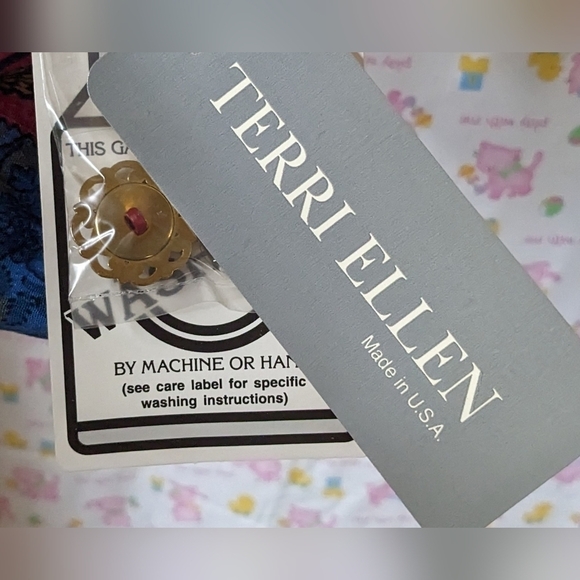 New Terry Allen long sleeve printed blazer jacket with removable insert, TF - Picture 7 of 7